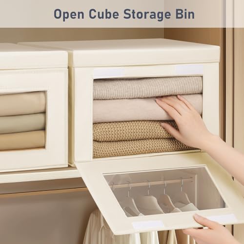 Storage Bins with Lids (4 Count)