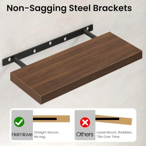 16 inchs Floating Shelves for Wall Set of 2