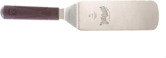 Mercer Culinary Hell's Handle 8-Inch x 3-Inch Turner - Beveled Side Edges