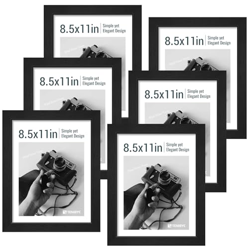8.5 by 11 picture frame 6 Pack (6 Count)