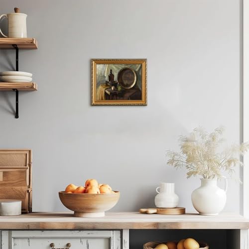 Vintage Gold Framed Wall Art for Home Decor