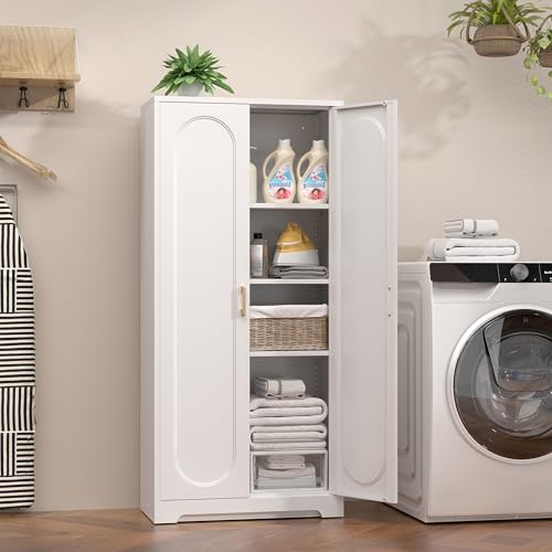 60" Tall Metal Storage Cabinet with Doors