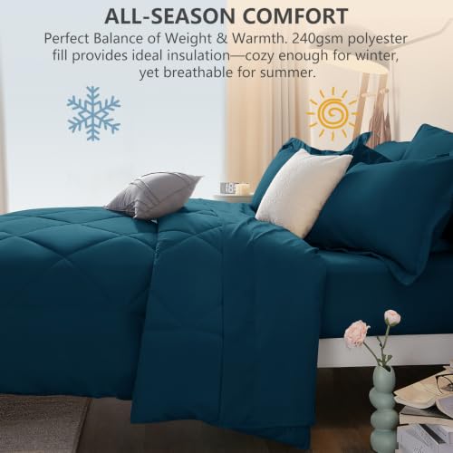 Full Size Comforter Sets Lyons Blue