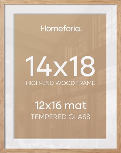 14x18 Natural Oak Picture Frame (2 Count)