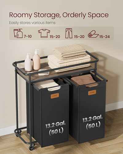 Laundry Sorter with Wheels
