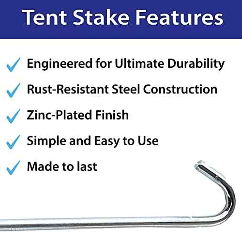 Steel Tent Stakes (25 Count)