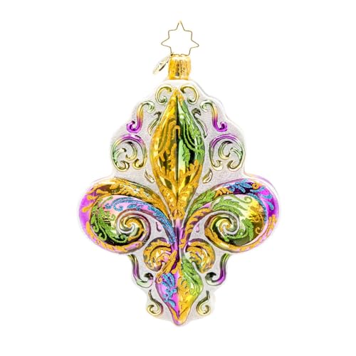 Hand Crafted European Glass Christmas Tree Decorative Ornament