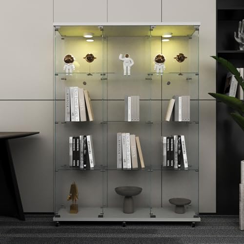 White Glass Display Cabinet