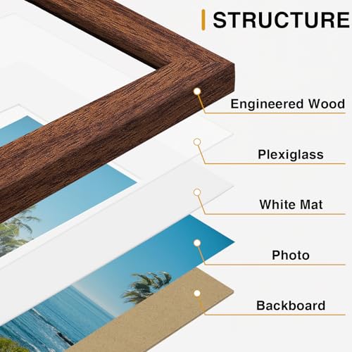 5x7 Picture Frames Set of 9 (9 Count)