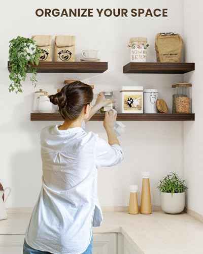 30" Floating Shelves for Wall (2 Count)