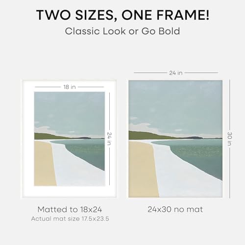 24x30 White Oak Picture Frame