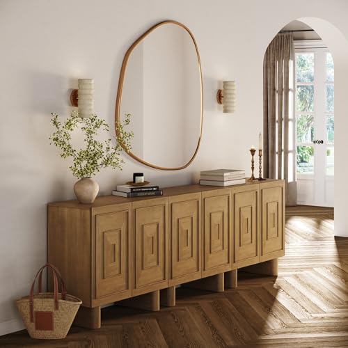 Austin Mid Century Modern Kitchen Cabinet (3 Count)