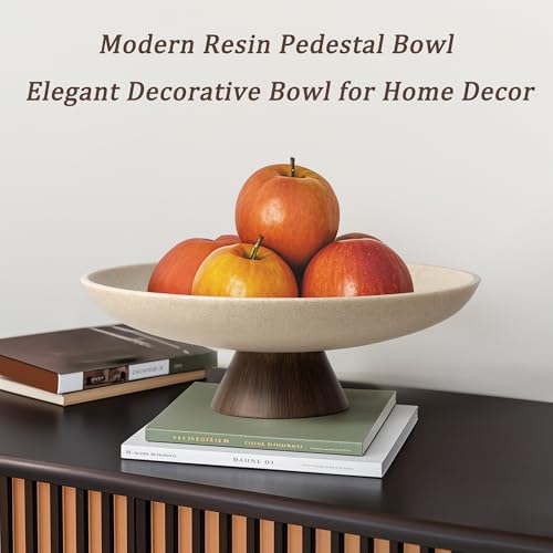Modern Pedestal Decorative Bowl (6.34 Count)