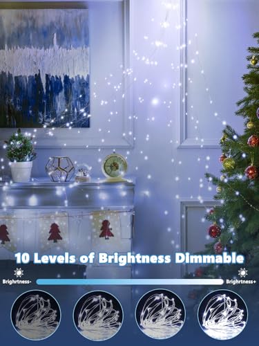 6 Pack Battery Operated Fairy Lights with Remote Twinkle Lights Cool White (6 Count)