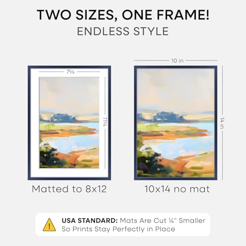 10x14 Blue Picture Frame