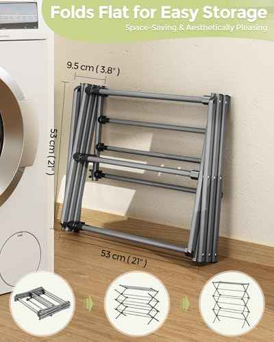 3 Tier Foldable Clothes Drying Rack