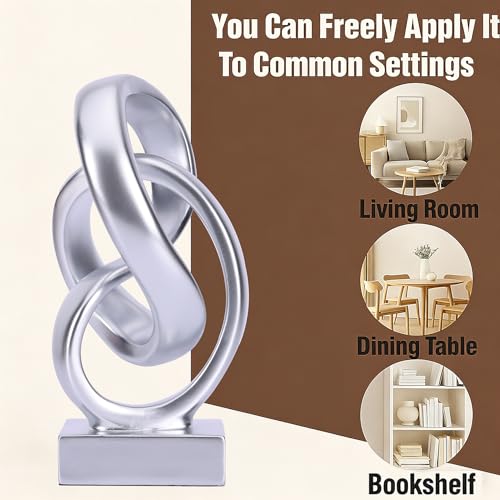 Modern Abstract Knot Sculpture