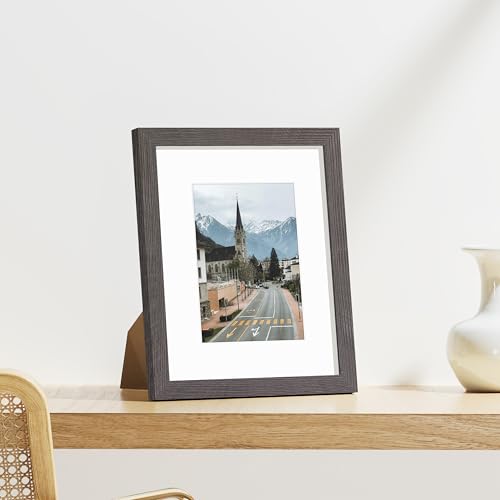 8x10 Picture Frames Set of 9 for Wall Mount & Tabletop (9 Count)