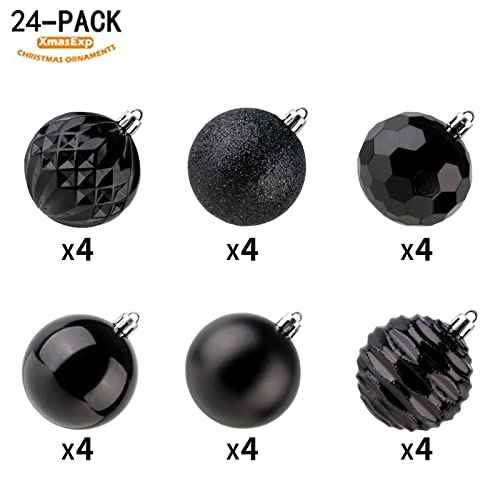 Christmas Ball Ornaments (24 Count)