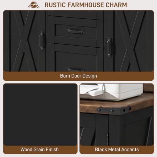 File Cabinet with 3 Drawers