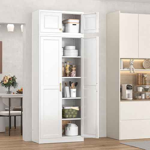 86" Tall Pantry Cabinet
