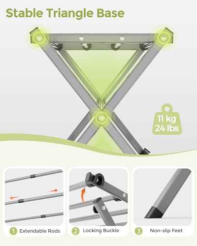 3 Tier Foldable Clothes Drying Rack