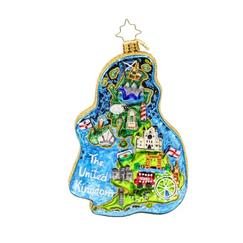Hand Crafted European Glass Christmas Tree Decorative Ornament