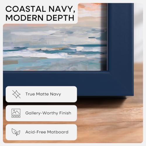 A5 Blue Picture Frame