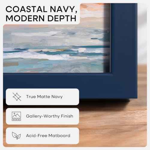 13.5x40 Blue Picture Frame (2 Count)
