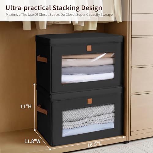 Large Closet Storage Bins (8 Count)