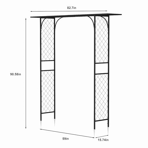 Metal Garden Arbor