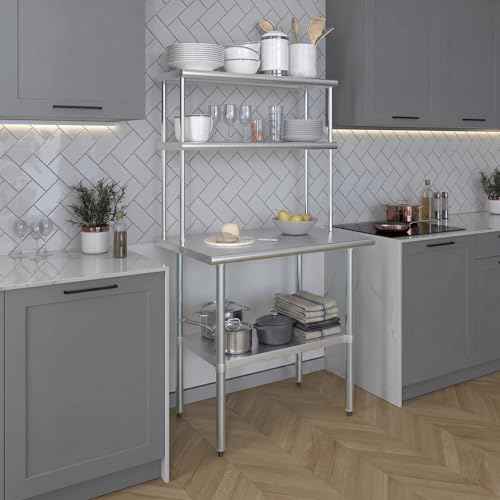 36 Inch Double Tier Overshelf
