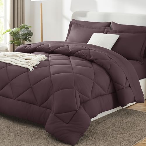 King Size Comforter Set Cocoa Powder