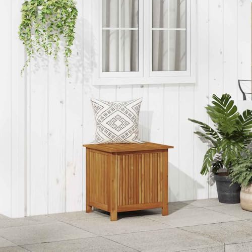 Garden Storage Box 23.6"x19.7"x22.8" Solid Wood Acacia