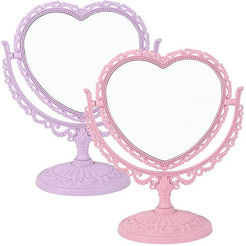 Heart Shaped Cosmetic Mirror