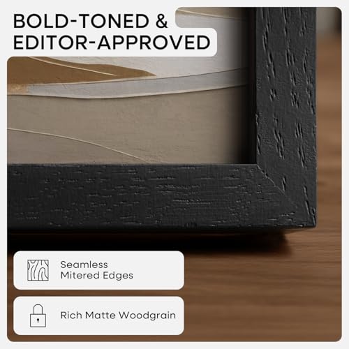 9x12 Black Oak Picture Frame