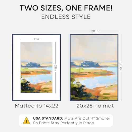 20x28 Blue Picture Frame (2 Count)