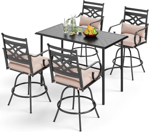 Patio Bar Set 5 PCS (5 Count)