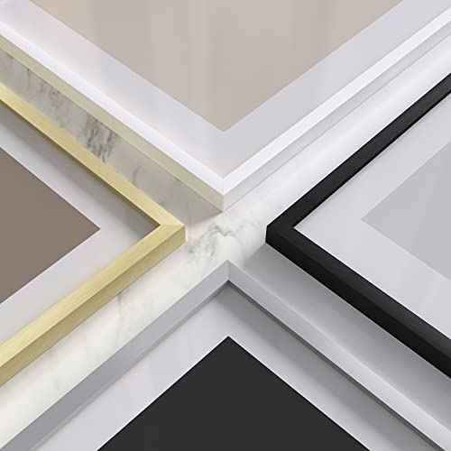 10x10 Silver Metal Picture Frames Matted to 5x5