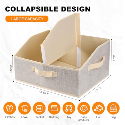 6 Pack Trapezoid Storage Bins (6 Count)