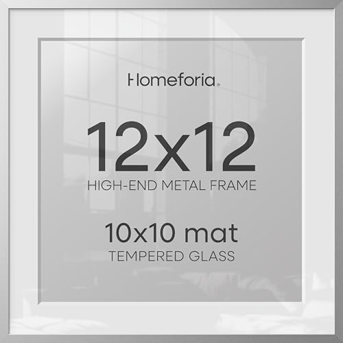 12x12 Silver Picture Frame (3 Count)