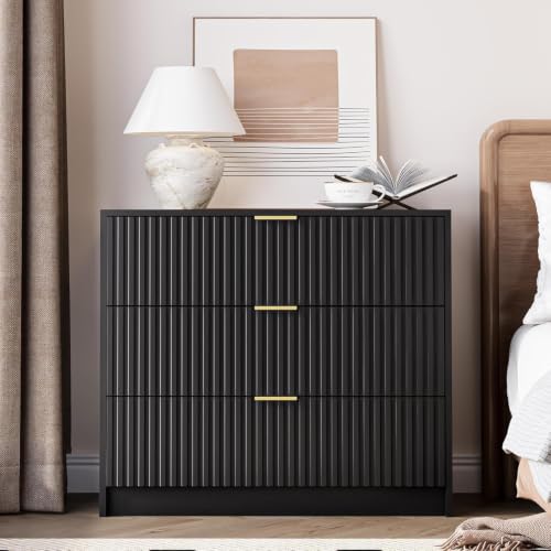 3 Drawer Nightstand Set of 2