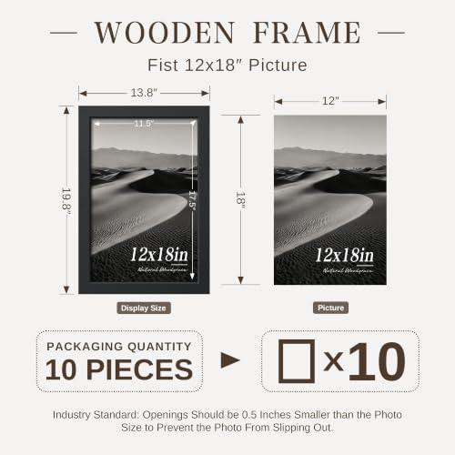 12x18 Picture Frame Set of 10
