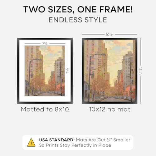 10x12 Black Picture Frame