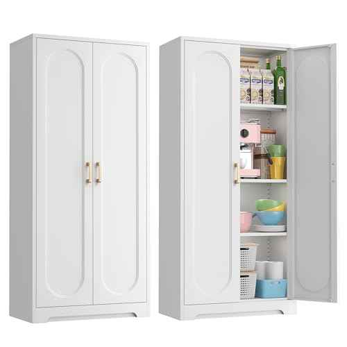 60" Tall Metal Storage Cabinet with Doors