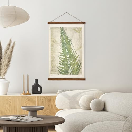 Botanical Fern Canvas Wall Hanging Tapestry