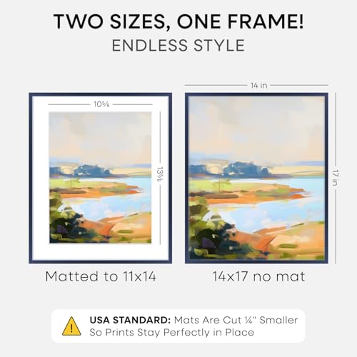 14x17 Blue Picture Frame (2 Count)