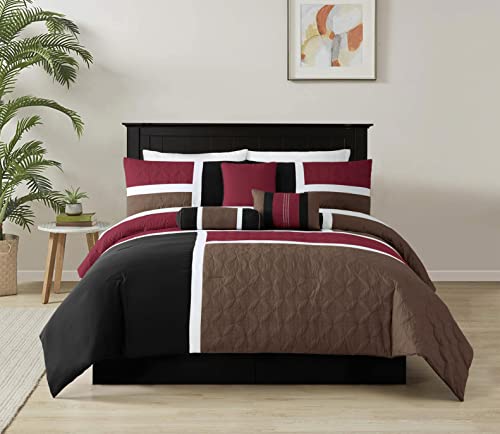 Upland 7 Piece Quilted Patchwork Comforter Set