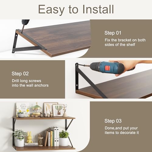 Floating Shelves 24 Inch Long