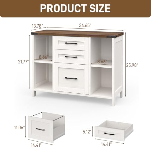 File Cabinet with 3 Drawers